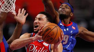 NBA'de 76ers Pistons deplasmanında kazandı