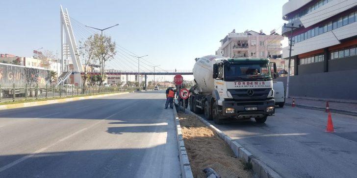 Kısıtlamada kent merkezinde bakım onarım çalışması G2