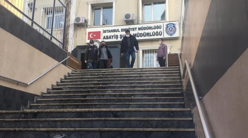 Su&ccedil; makinesi hırsızlar yakalandı