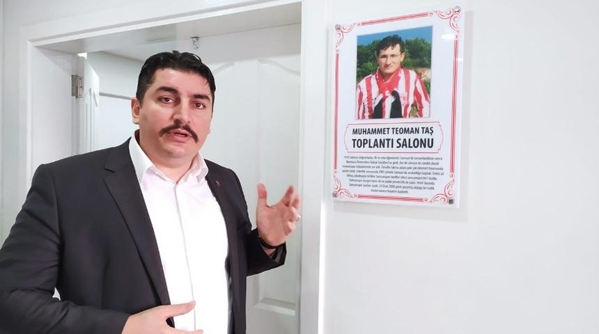 Samsunsporlular M. Teoman Taş&rsquo;ı unutulmadı