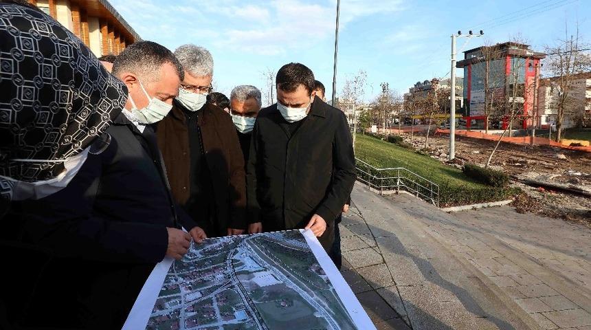 Selahaddin Eyy&uuml;bi Caddesinde &ccedil;alışmalar s&uuml;r&uuml;yor