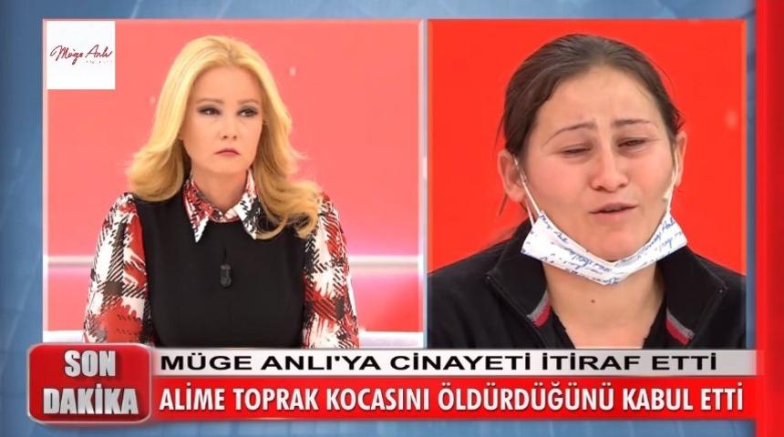 Televizyon programında kocasını öldürdüğünü itiraf eden kadın tutuklandı
