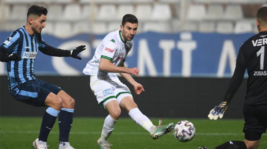 Bursaspor, Adana’da şut rekoru kırdı