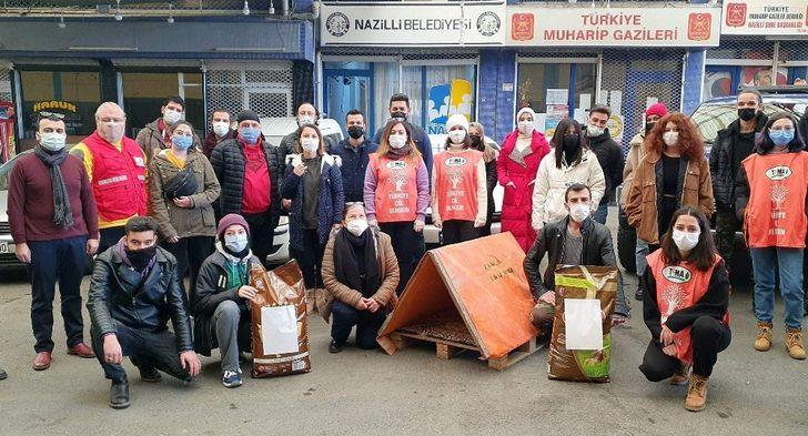 Nazillili hayvan severler sokak hayvanlarını unutmadı G1