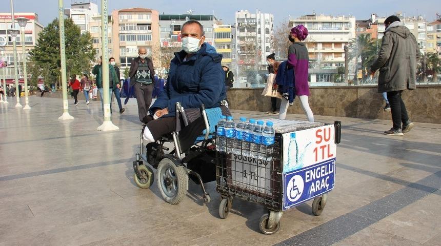 Su satarak protez parası biriktiriyordu, şimdi y&uuml;r&uuml;mek i&ccedil;in g&uuml;n sayıyor