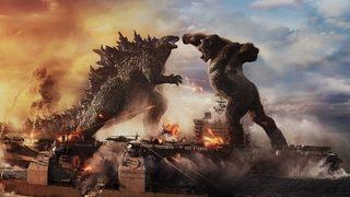 Godzilla vs. Kong filminden gösterişli fragman