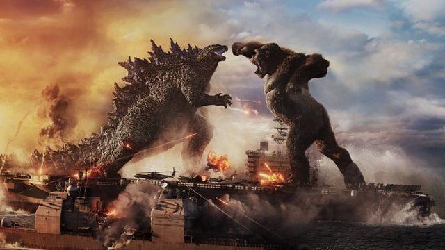 Godzilla vs. Kong filminden gösterişli fragman