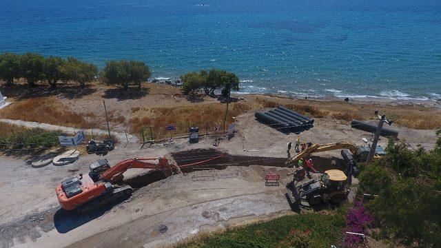 Bodrum’da kanalizasyonun 55 kilometresi tamamlandı