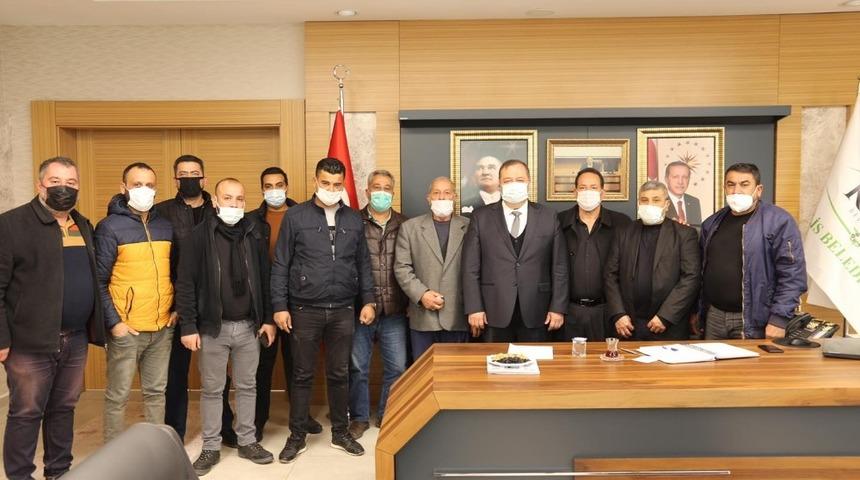 Başkan Ramazan taksicilerin sorunlarını dinledi