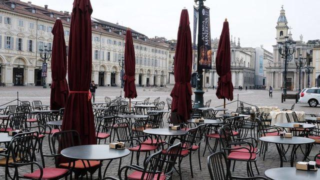 Torino'da bir restoran