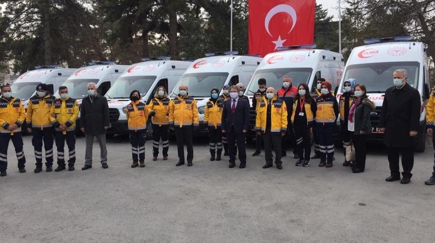 Ambulans filosuna 10 ara&ccedil; daha katıldı