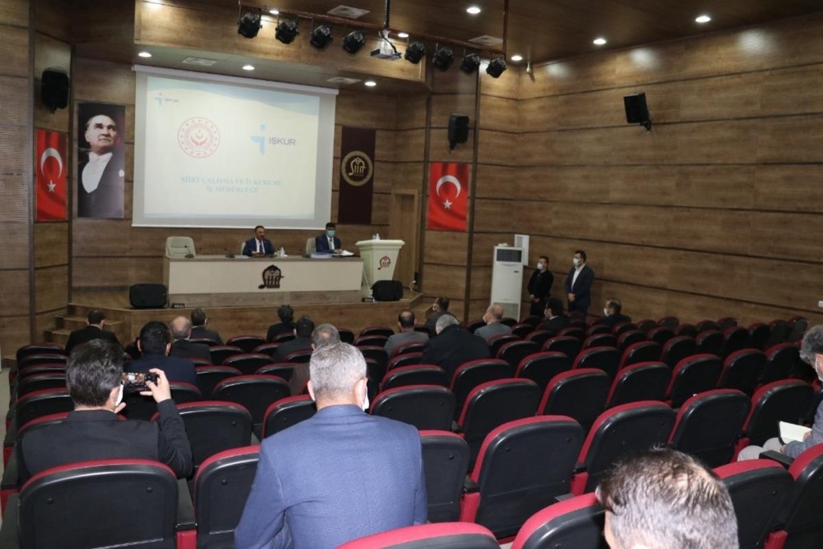 Siirt&rsquo;te il istihdam ve mesleki eğitim kurulu toplantısı yapıldı