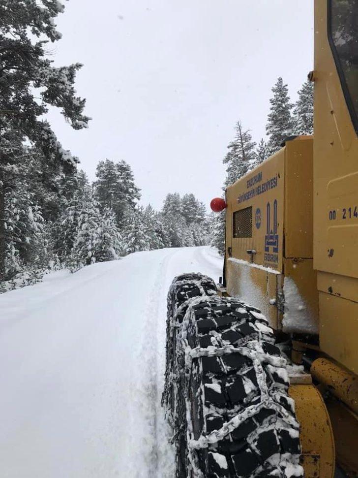 Büyükşehir’in kar timleri kırsalda da iş başında G5