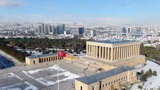 MSB Anıtkabir'in havadan çekilmiş görüntülerini paylaştı