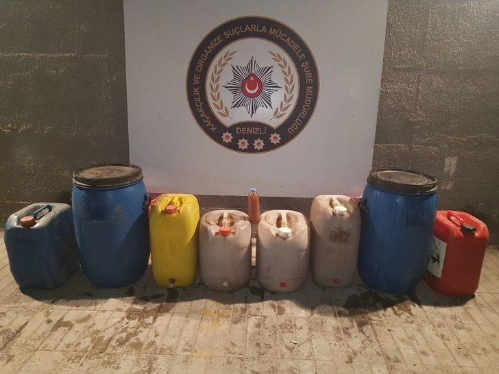 Kaçak alkolleri piyasaya süremeden yakalandı G2