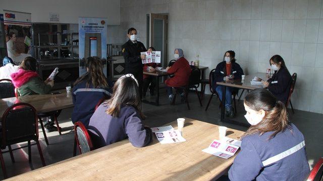 Jandarmadan kadına yönelik şiddetle mücadele eğitimi