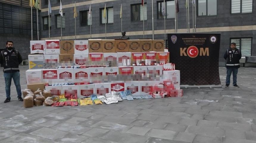 Kahramanmaraş&rsquo;ta ka&ccedil;ak&ccedil;ılığa b&uuml;y&uuml;k darbe