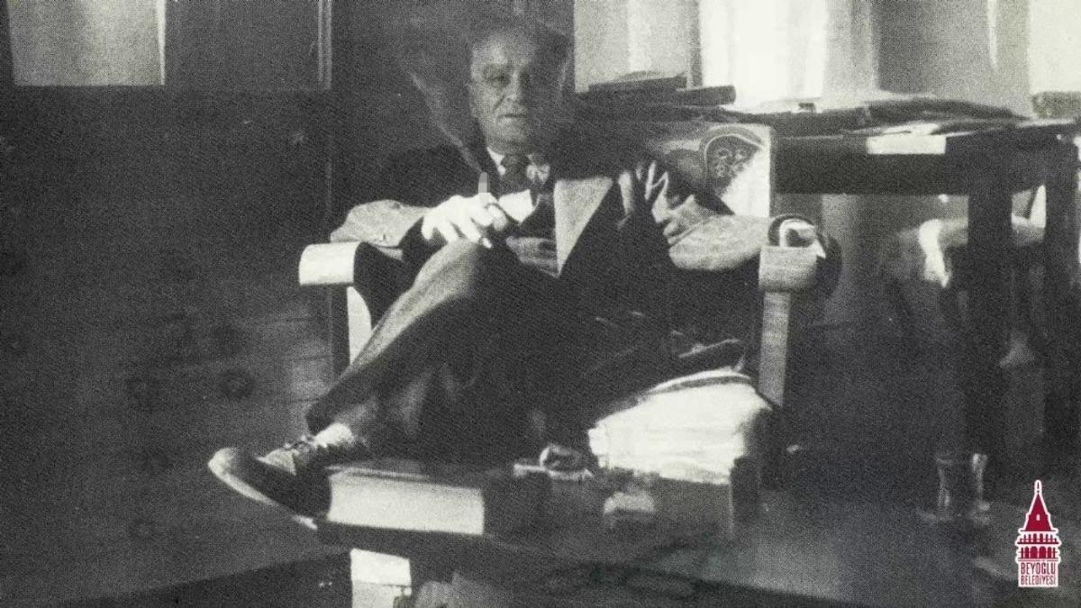 Ahmet Hamdi Tanpınar, vefatının 59. yıl d&ouml;n&uuml;m&uuml;nde Beyoğlu&rsquo;nda anıldı