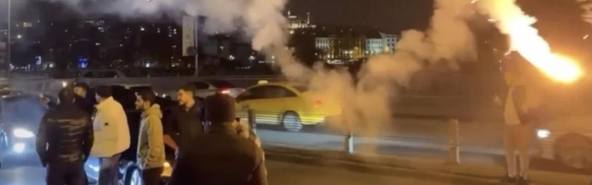 İstanbul&rsquo;da asker uğurlayan magandalar yakalandı