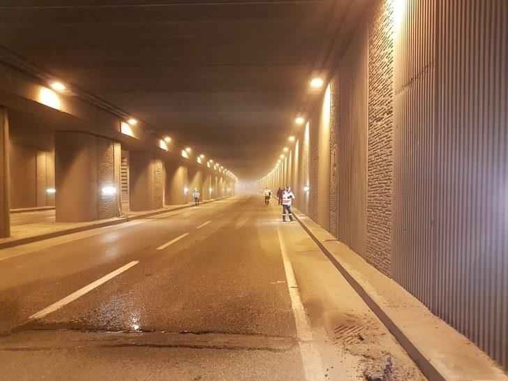 Seka Tünelinde bakım ve temizlik yapıldı G1