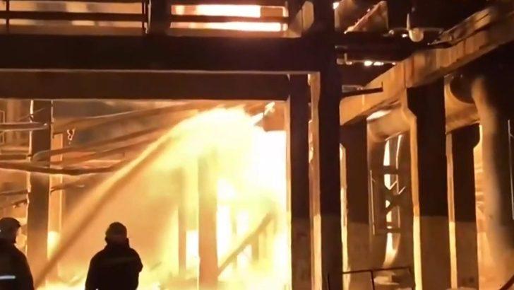 Rusya’da petrol rafinerisinde yangın G3