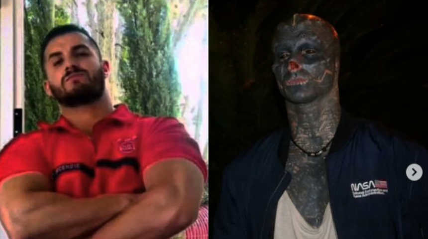 Siyah bir uzaylı olmak i&ccedil;in elinden geleni yaptı! Şimdi...