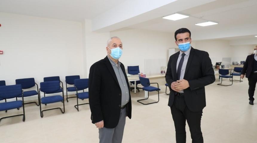 Başkan B&uuml;y&uuml;kg&ouml;z, g&ouml;&ccedil; idaresini ziyaret etti