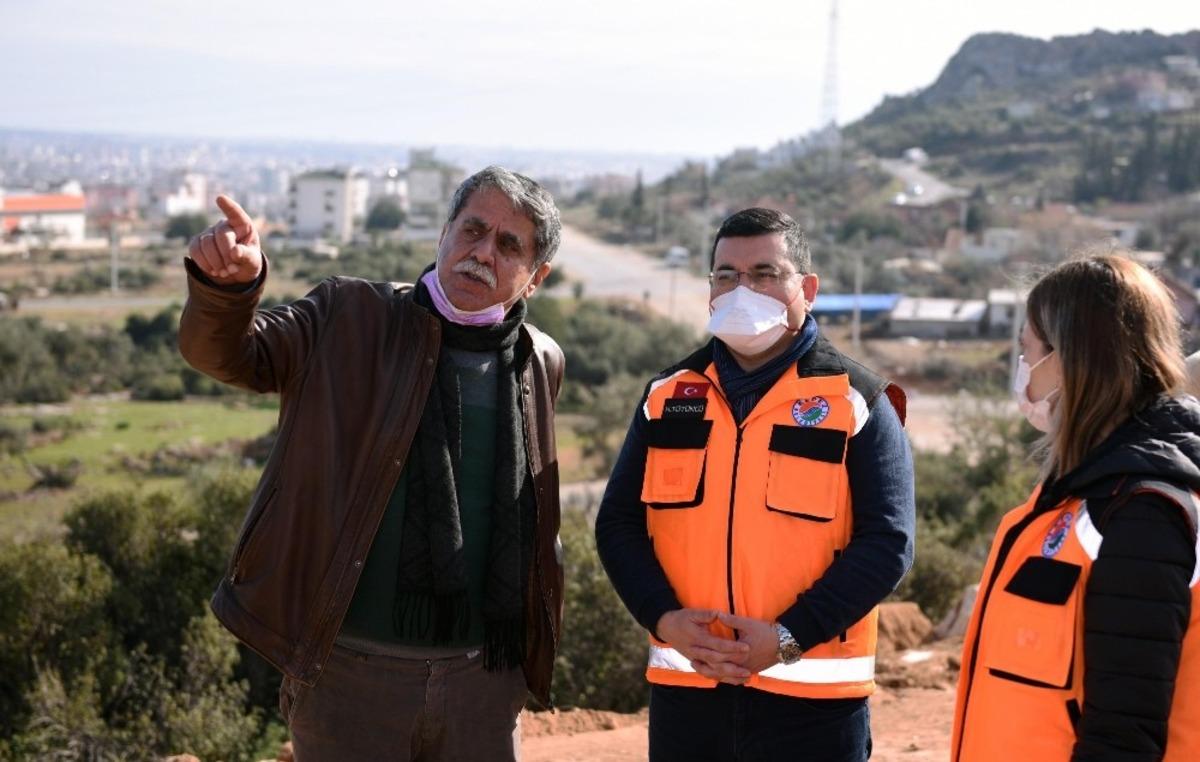 T&uuml;t&uuml;nc&uuml;, Masa Dağı b&ouml;lgesindeki yol yapım &ccedil;alışmalarını inceledi