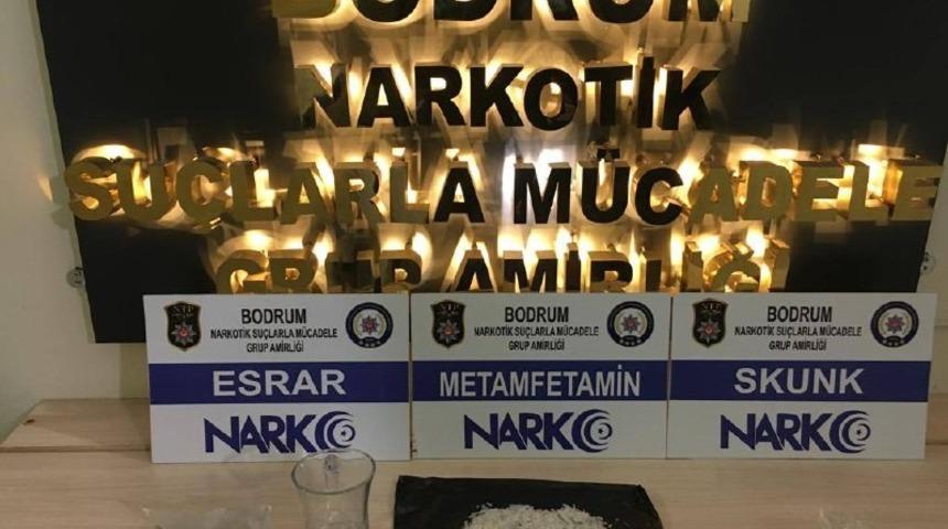 Bodrum&rsquo;da uyuşturucu operasyonunda 3 g&ouml;zaltı