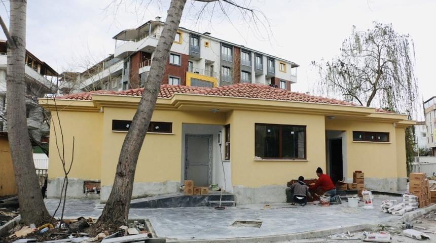 K&ouml;rfez Belediyesi&rsquo;nden Ağadere&rsquo;ye yeni mescit ve tuvalet