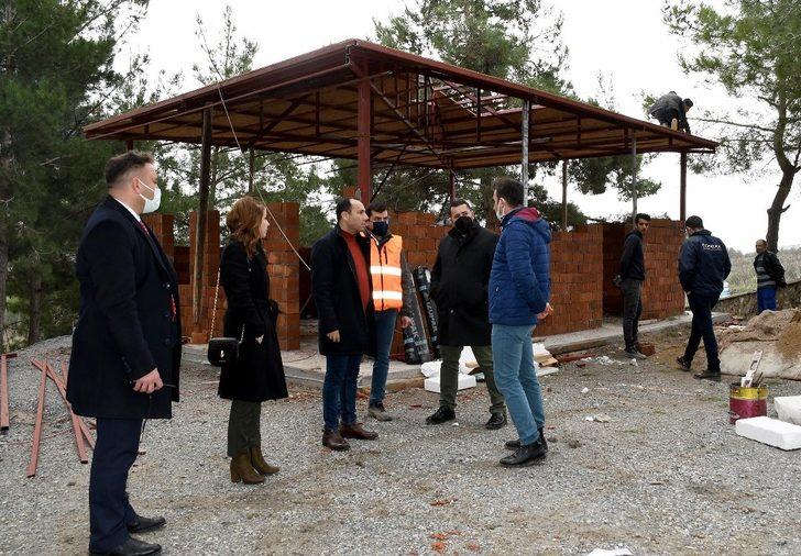 Kuşadası Yeni Asri Mezarlığında düzenleme çalışmaları sürüyor G1