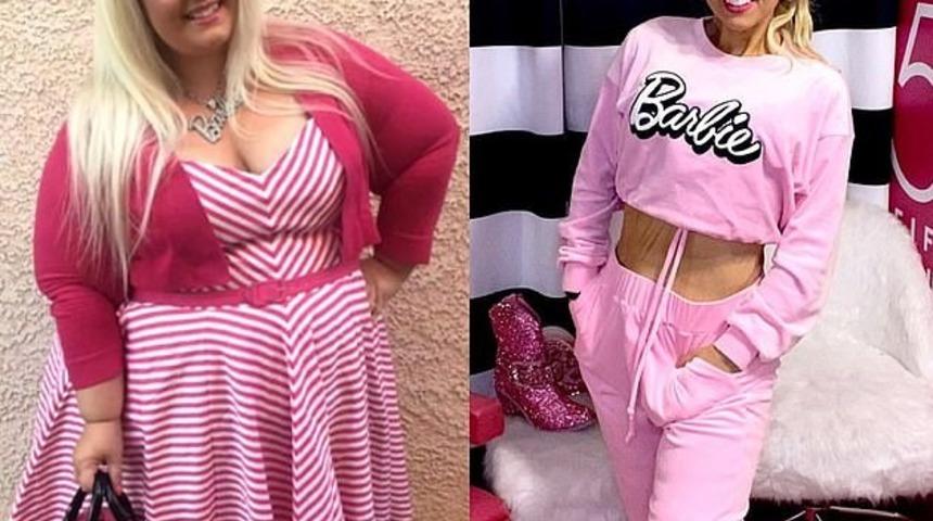 ABD&rsquo;li sosyal medya fenomeni barbie bebeğe benzemek i&ccedil;in 90 kilo verdi