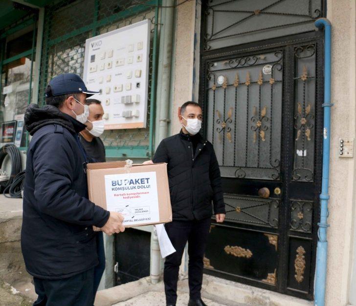 Kartal Belediyesi’nden kahvehane esnafına erzak desteği G1