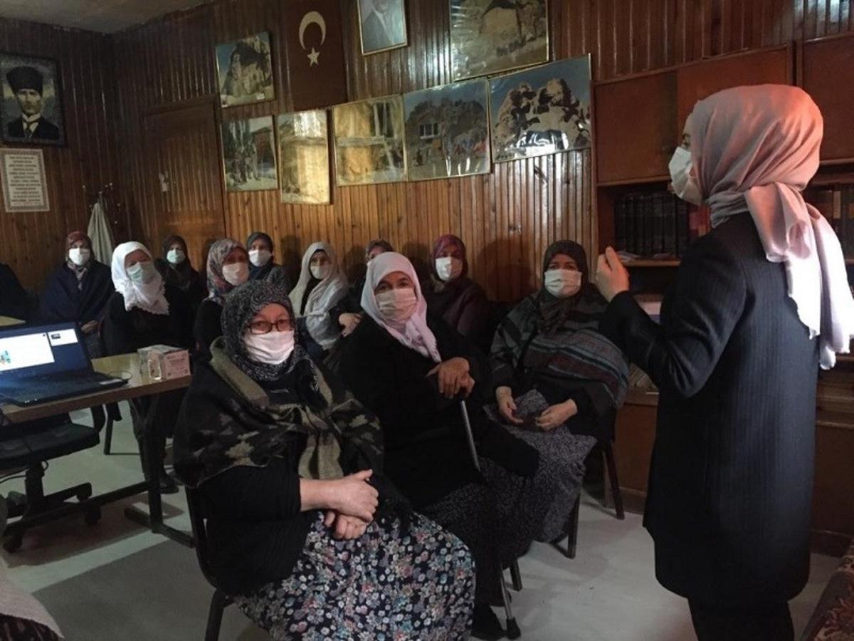 Seyitgazi&rsquo;de Kadına Y&ouml;nelik Şiddetle M&uuml;cadele toplantısı