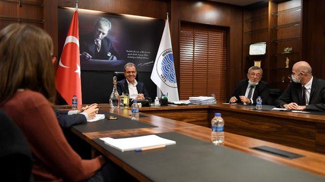 Başkan Seçer; AFD, AB Delegasyonu ve İller Bankası yetkilileri ile bir araya geldi