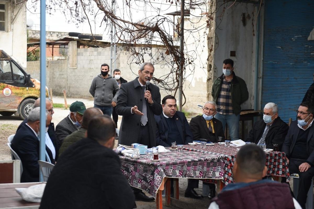 Başkan Bozdoğan, ova mahallelerini gezerek sorunları yerinde inceledi