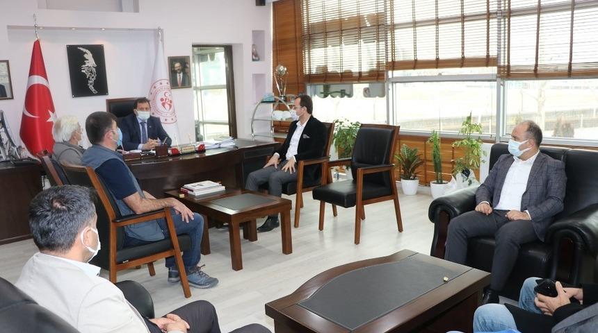 Toksöz’den Kabakcı’ya ziyaret