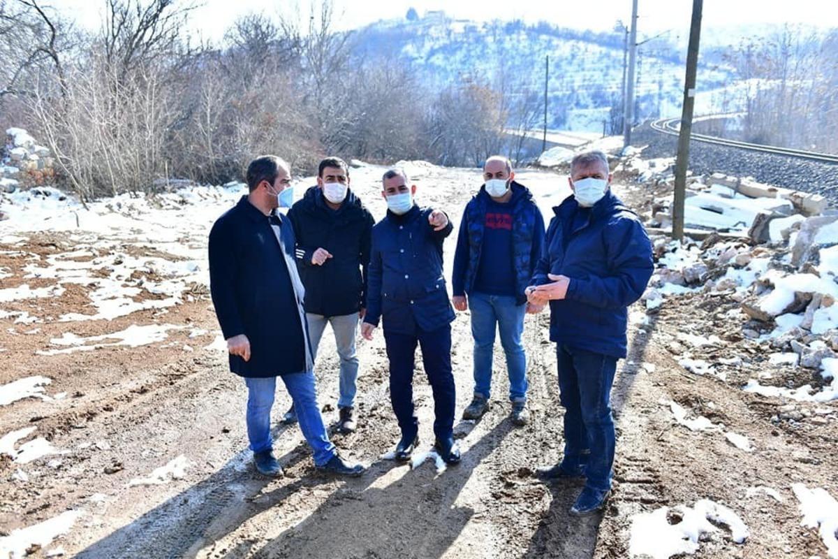 Başkan &Ccedil;ınar,  dere ıslah ve d&ouml;n&uuml;ş&uuml;m &ccedil;alışmalarını inceledi