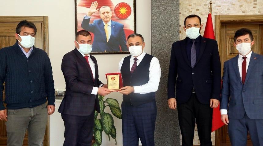 Şehit-Gazi Birlik Sen Yönetiminden Başkan Cabbar’a ziyaret