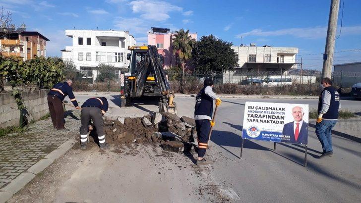 Akdeniz Belediyesi Fen İşleri ekipleri çalışmalarını aralıksız sürdürüyor G2