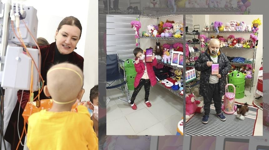 Minik kalpler salgında da unutulmadı