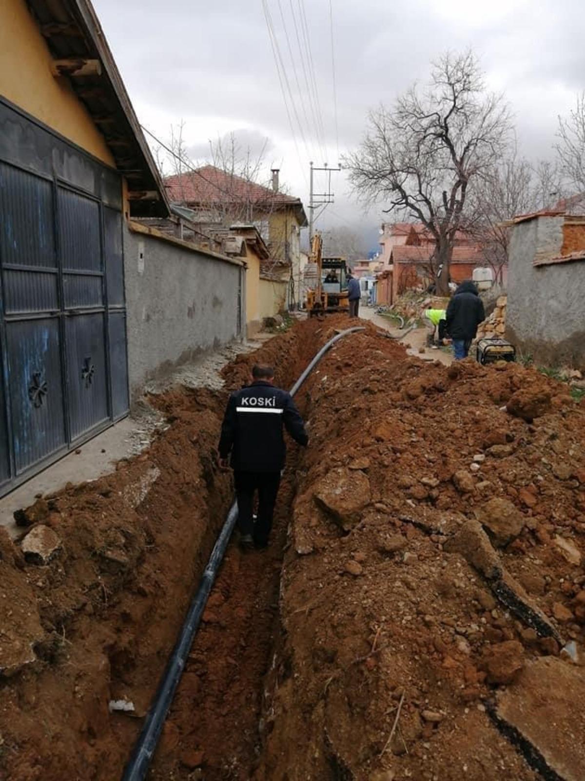 H&uuml;y&uuml;k&rsquo;&uuml;n mahallesinde altyapı sevinci