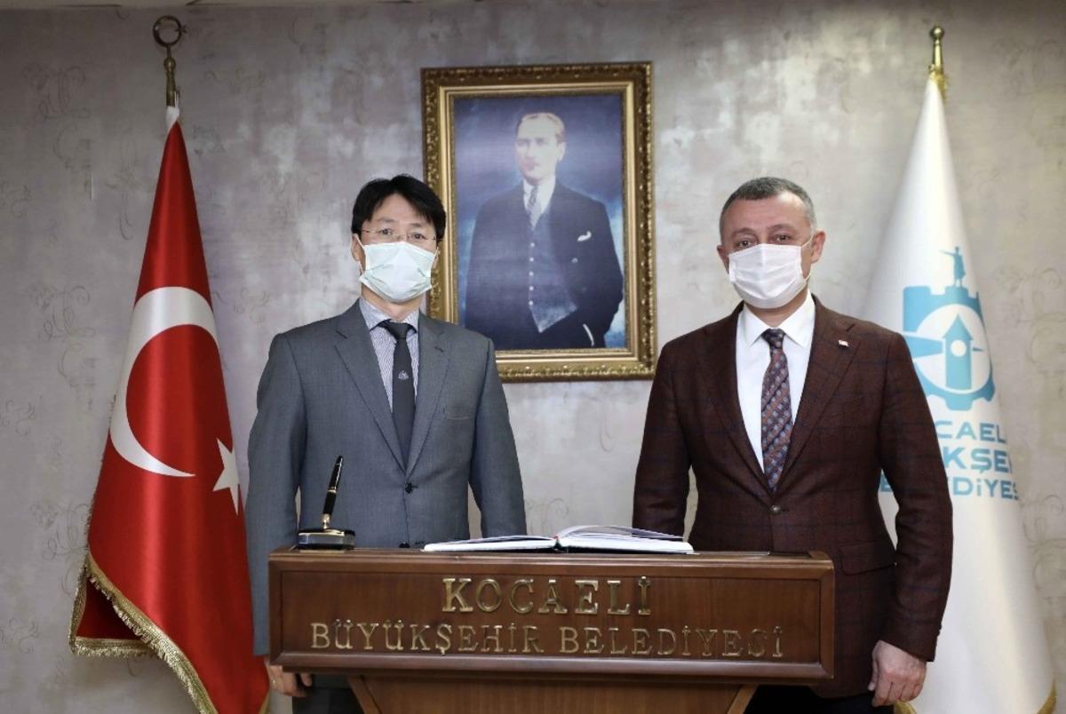 Moğalistan Başkonsolosu Sharav&rsquo;dan, B&uuml;y&uuml;kakın&rsquo;a ziyaret