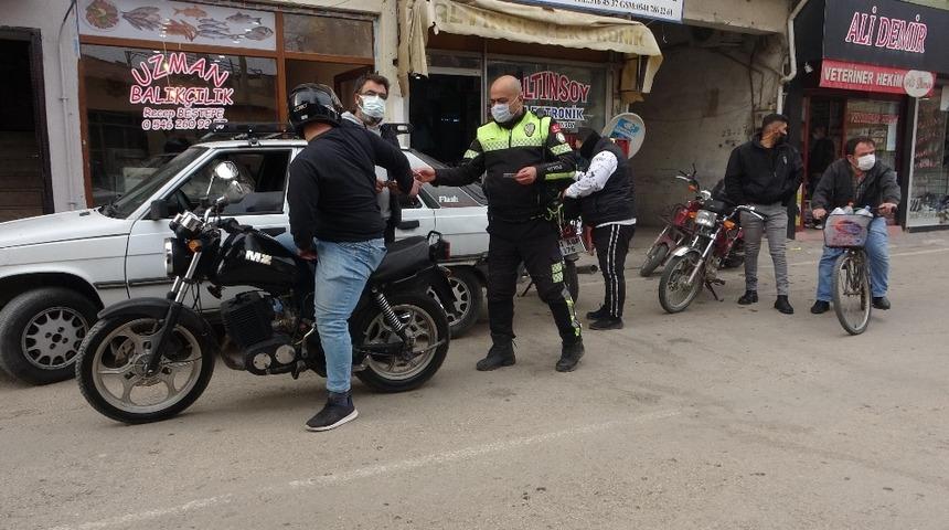 Kozan&rsquo;da kask denetimi