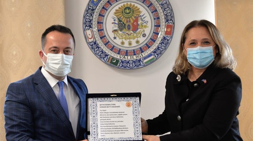 Kosova Cumhuriyeti İstanbul Başkonsolosu Novoberdaliu&rsquo;dan Bilecik ziyareti