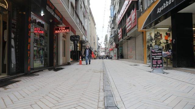 Feridun Özbay Caddesi çalışmalarında sona gelindi