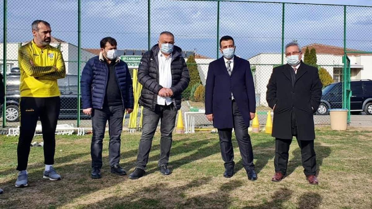 &Ccedil;arşambaspor&rsquo;a moral ziyareti