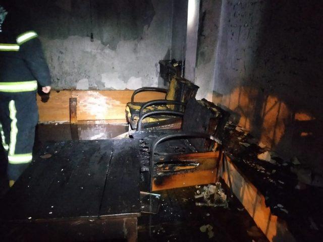 Kahramanmaraş’ta ev yangını 1