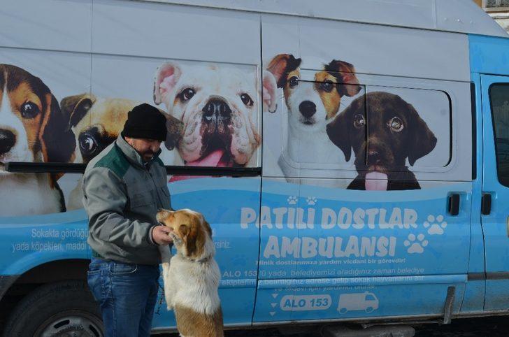 Patili Dostlar Ambulansı Bünyan’da yollarda G4
