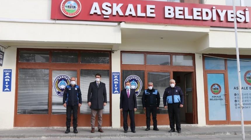 Zabıta ekiplerine teşekk&uuml;r ziyareti